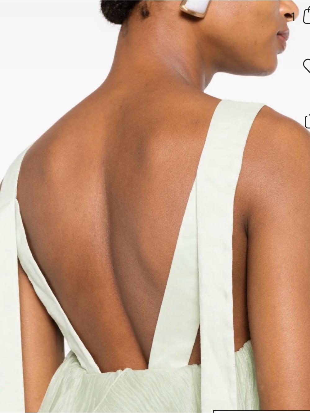 2026 Authentic Aje Athena Green Mini Dress - Picture 3 of 11